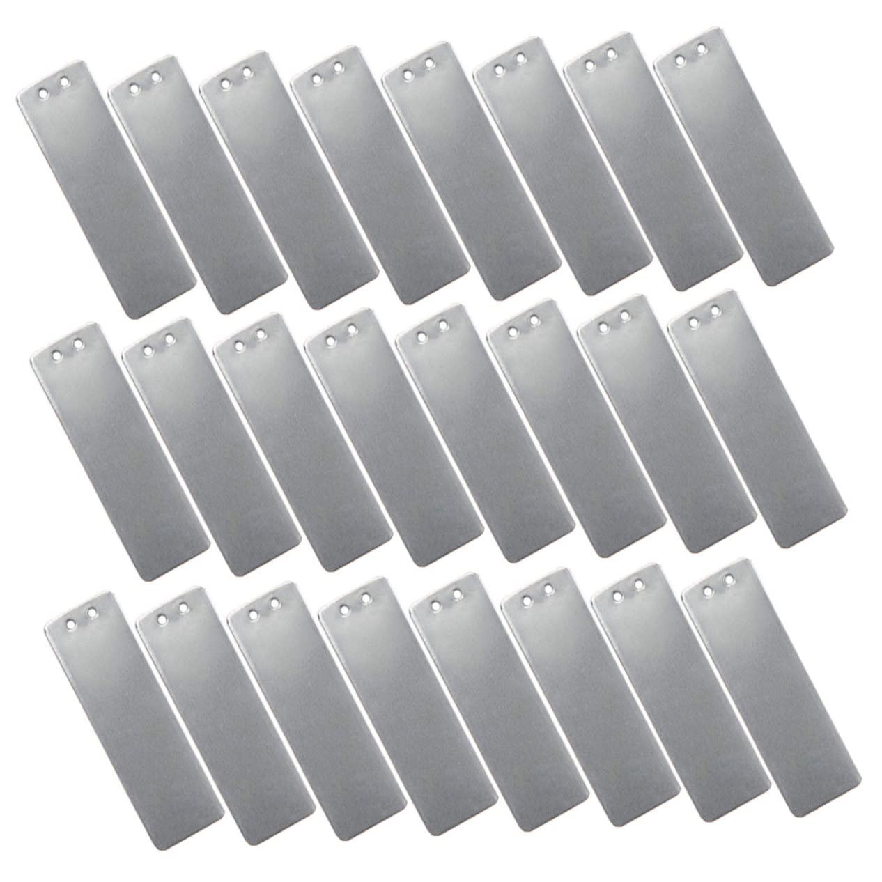 100 Set Etichette Metalliche per Piante da Targhette Identificative per Etichette Impermeabili per Giardinaggio e Decorazioni Utilizzabili Famiglia e