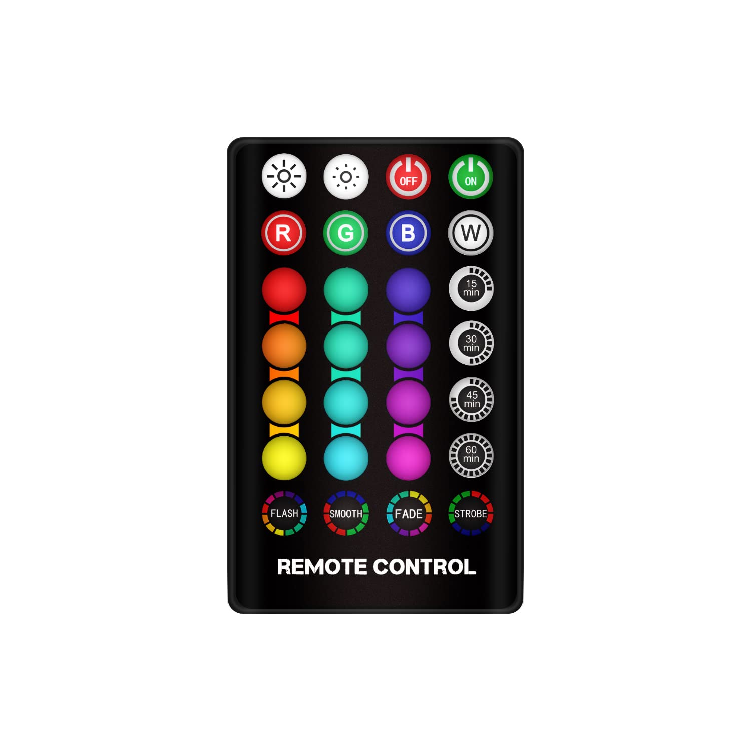 GDPETS Remote Control for 16 Colors Moon Lamp Light(28 Keys)
