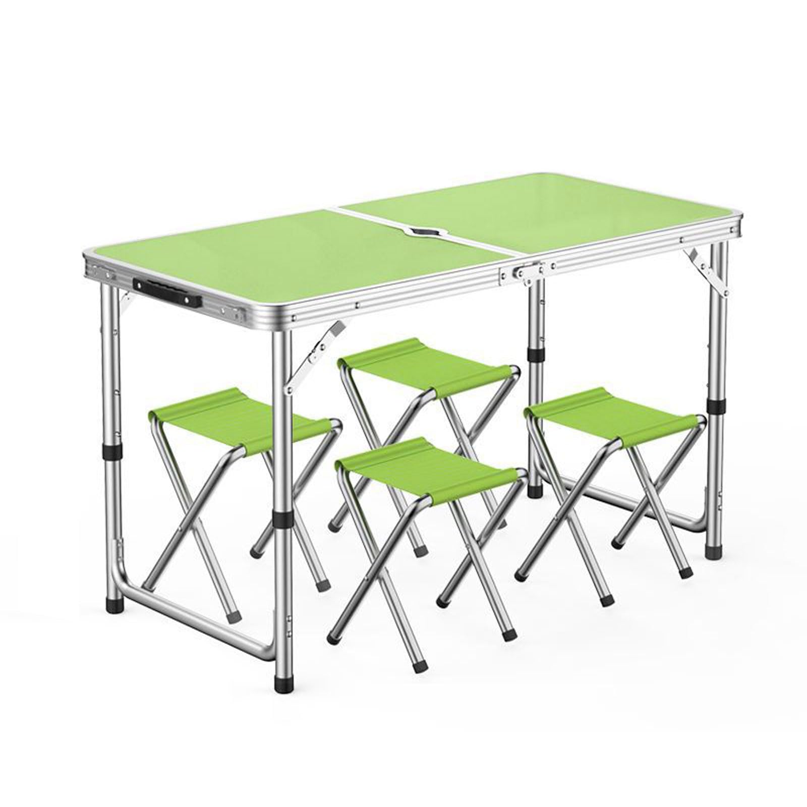 Table de pique-nique portable avec tabourets pour vos sorties camping et repas en plein air