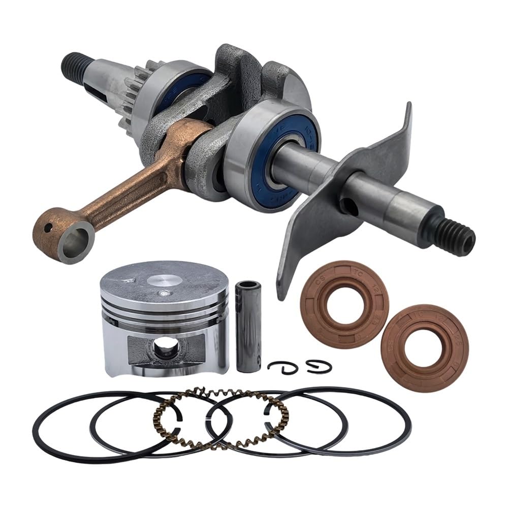 Kit de Sello de Aceite for Anillo de pistón de cigüeñal de 39 mm, Compatible con Piezas de Motor de cortacésped GX31 y Herramientas de jardinería.