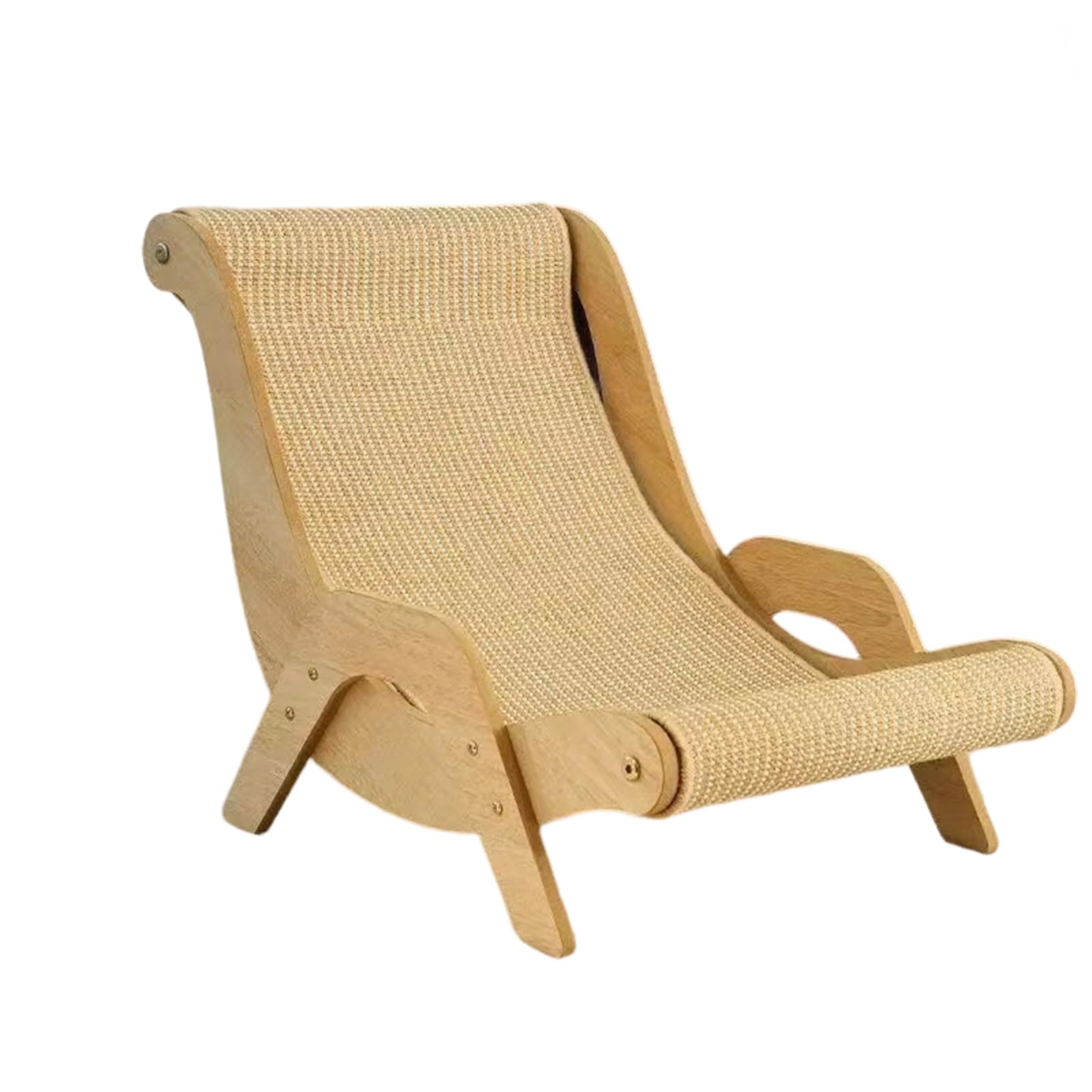 LUCKGONI Pet Bed Woven Bed Scratch Resistant Recliner Kittens Theme Cat Scratch Resistant Nest