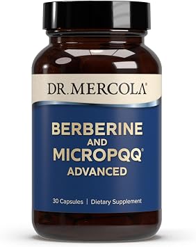 Dr. Mercola Berberine and MicroPQQ Advanced, 30 Capsules 30 Servings