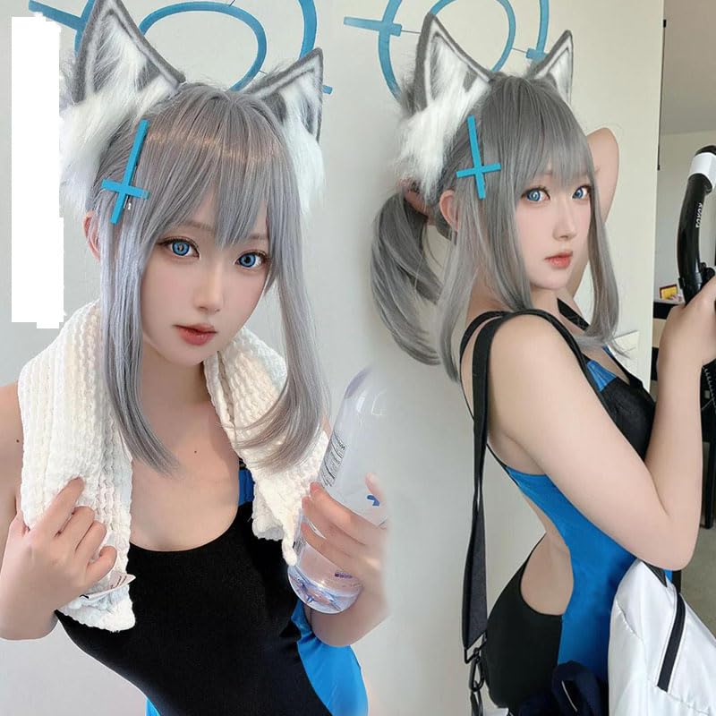 Amazon.co.jp: [SDCADQ] 砂狼シロコ コスプレ衣装 水着 夏 スクール