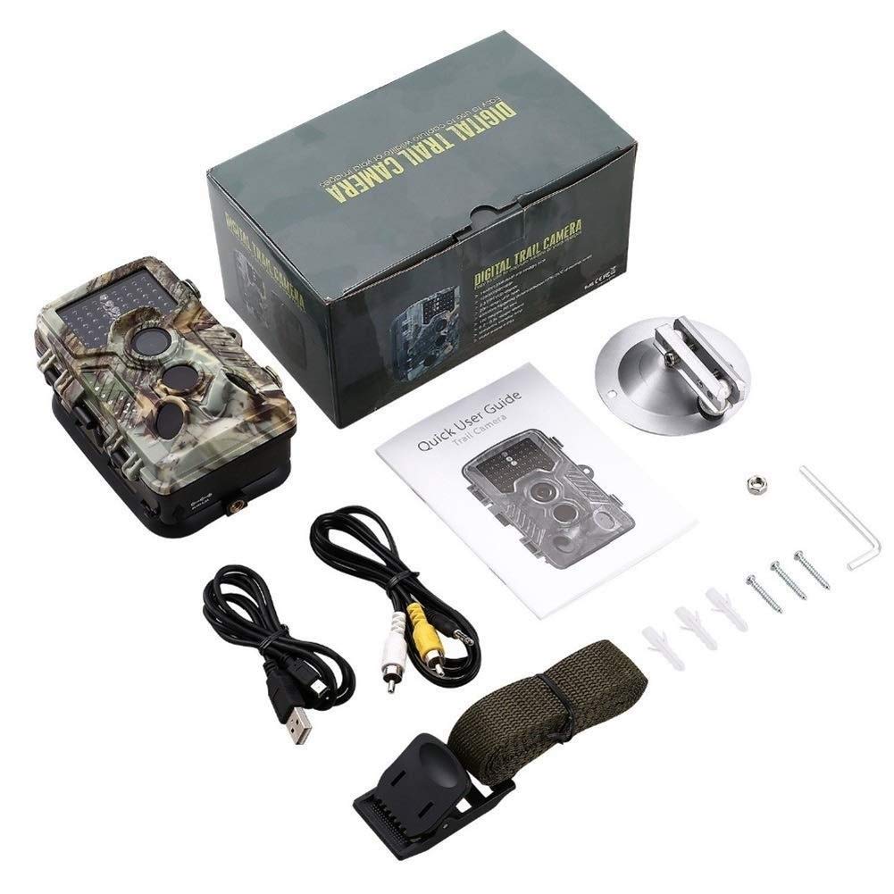 Macchina Fotografica di Caccia 16MP LED Infrarossi Trailer Macchina Fotografica Trappola a Infrarossi Gioco Wildlife Reconnaissance Camera 1080 P HD Video Caccia fotocamera