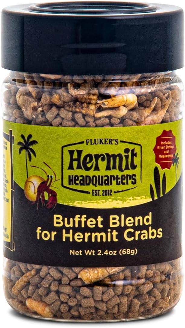 Fluker’s Buffet Blend Diet – Food for Hermit Crabs 2.4 oz