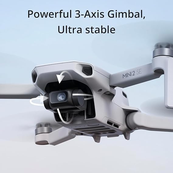 DJI Mini 2 SE Aerial Camera Fly More Vlogger Combo (Renewed)