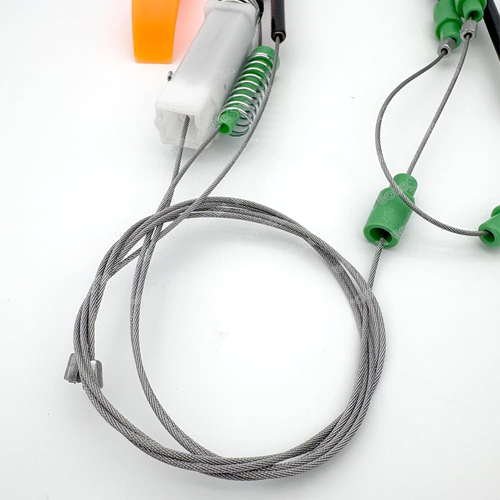 Boursin Window Regulator Repair kit LH Compatible with Chevrolet Corvette C6 2005-2013 Driver Side