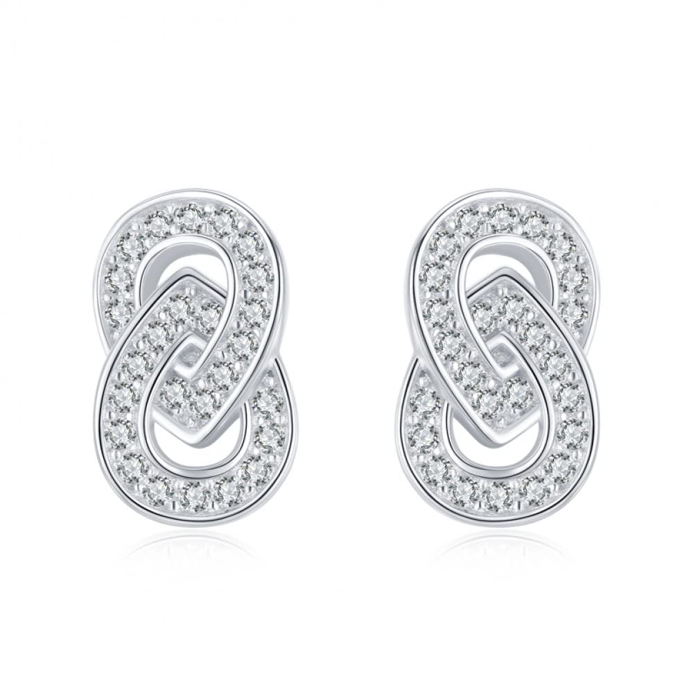 Boucles d'oreilles cœur et étoiles anti-irritation bijoux fins de mariage légers - 2