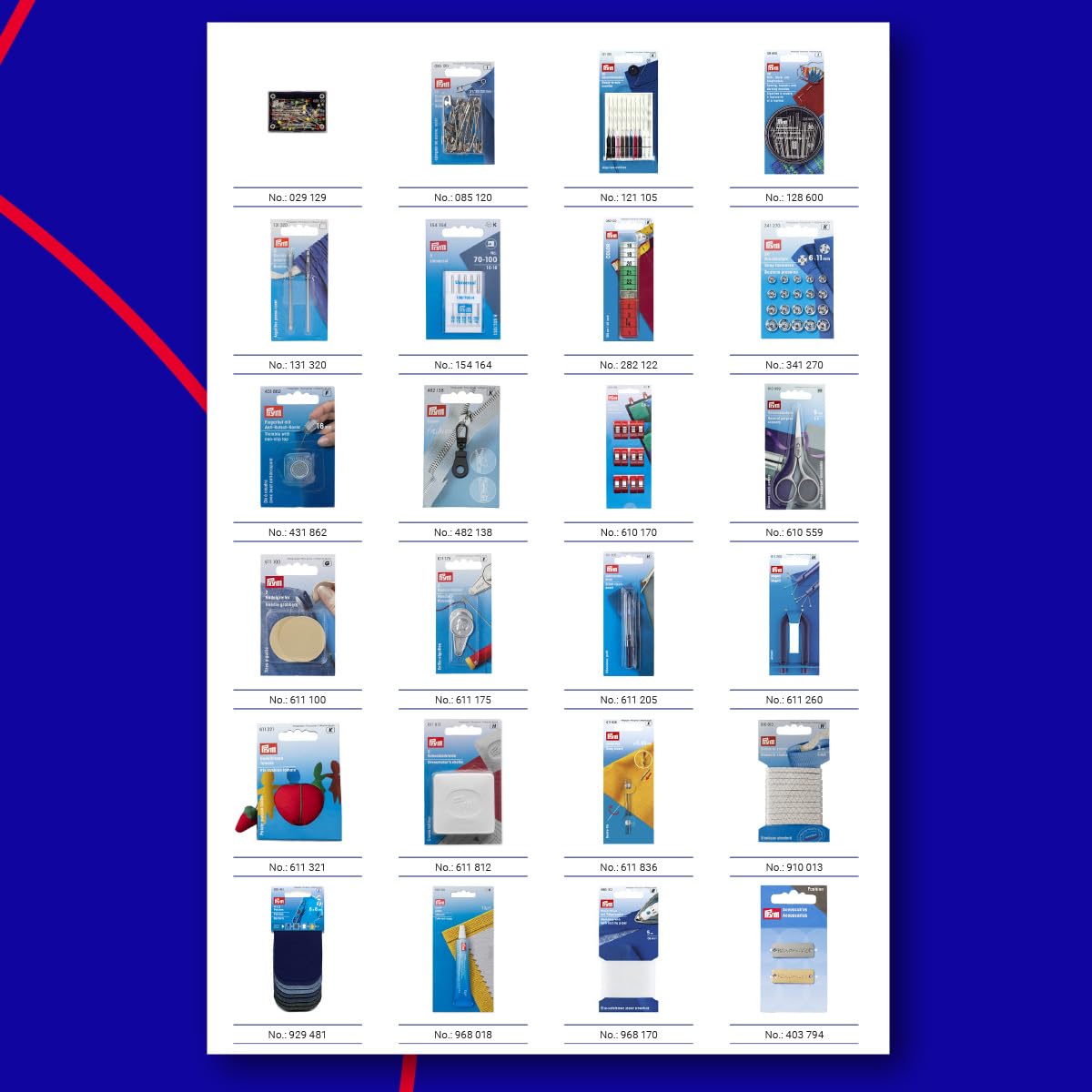 Prym Adventskalender 2025 – 24-teiliges Nähzubehör-Set - Ideal für Nähliebhaber & DIY Fans