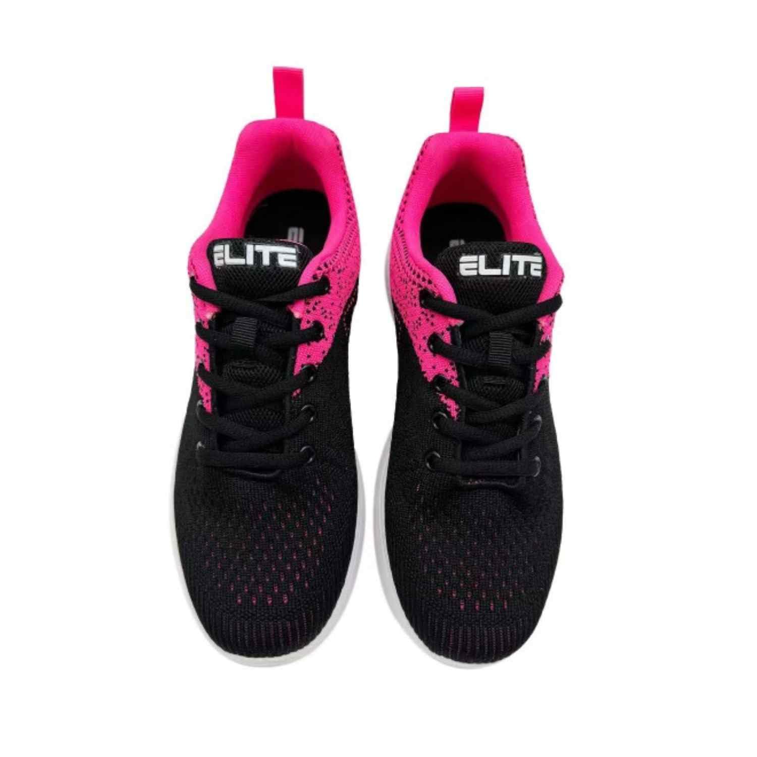 ELITE Women's Comfort Bowling Shoes - Universal Slide Soles, Ultra Light-Weight Mesh Athletic Style for Bowlers