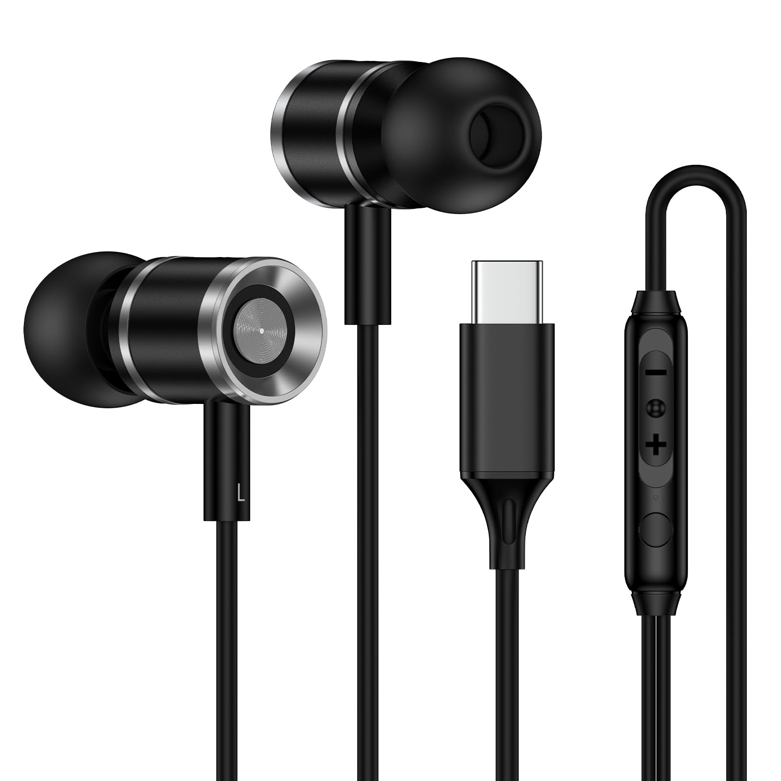 USB C Wired in Ear Headphones for Samsung Galaxy S26 Ultra 25 Plus S24 Ultra S23 FE A17