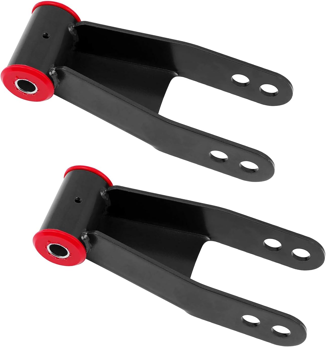 4-Inch Drop Kit Rear Shackle Hanger Replacement For 1999-2006 Chevy Silverado,1999-2006 GMC Sierra 1500 Series Leaf Spring Hanger Lowering Kit K-DR-GM99-R4-003