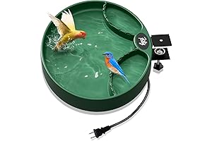 POTEY Heated Bird Bath: A Warm Oasis for Winter Birds