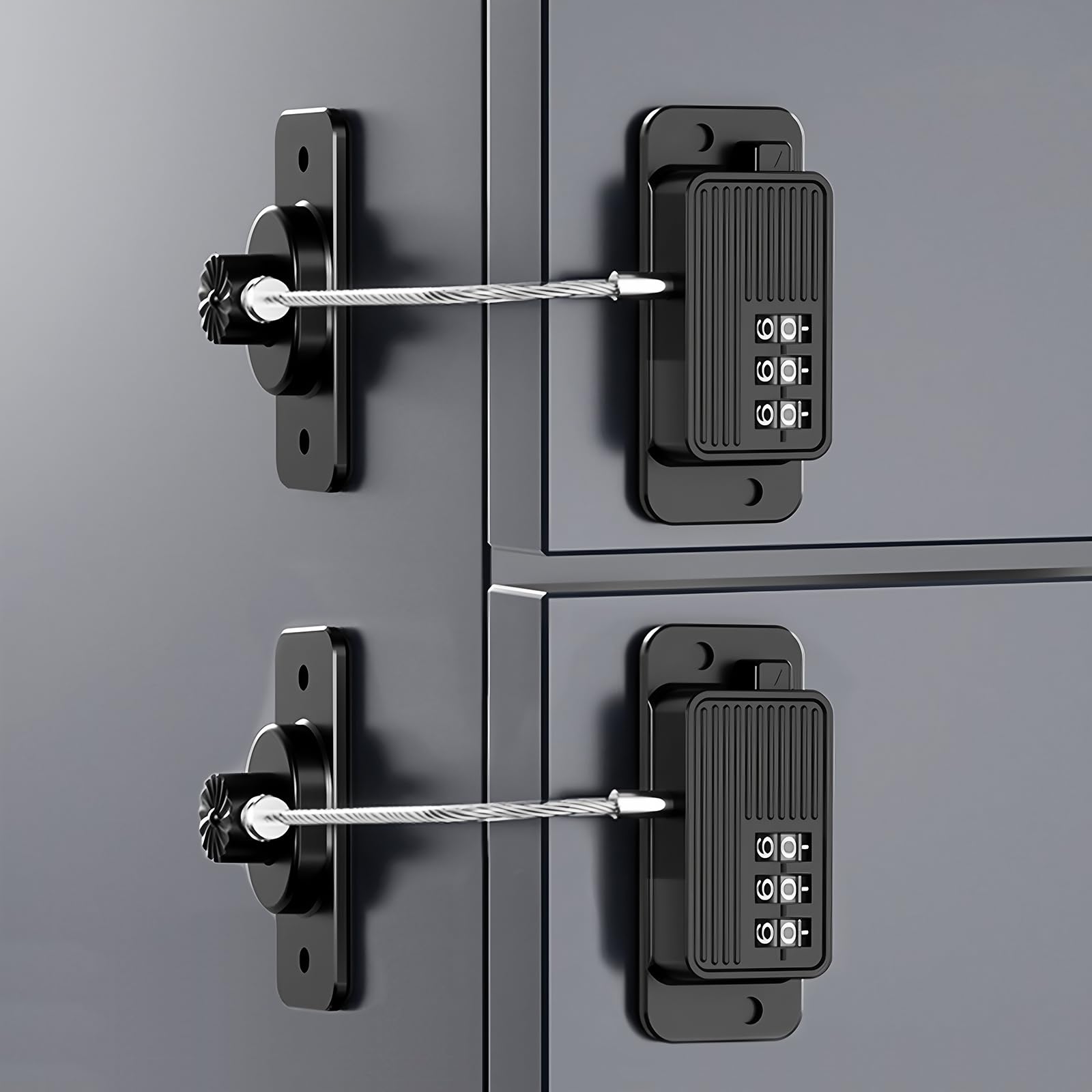 Amazon.com: KIZZHISI Heavy Duty Combination Refrigerator Lock (2