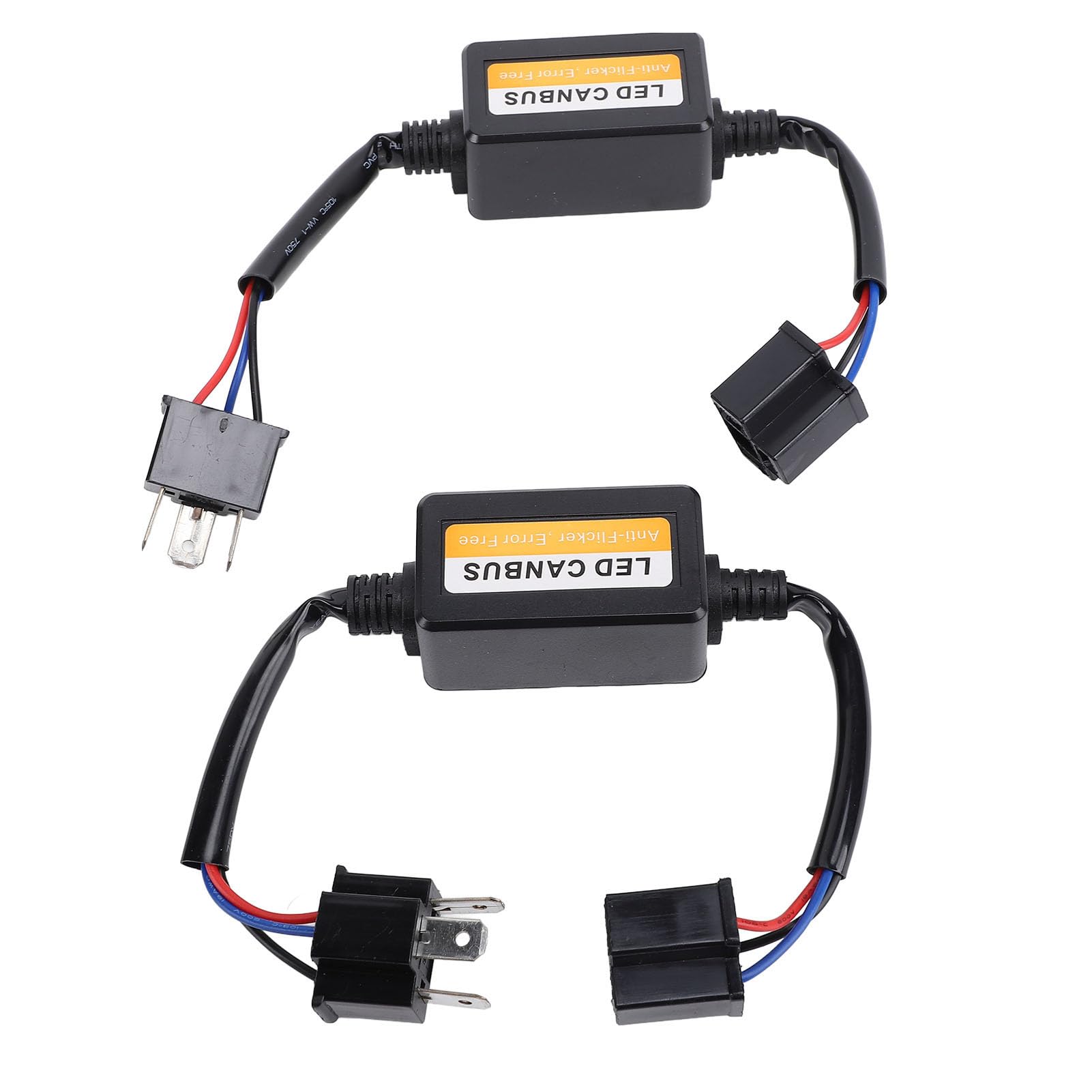 Décodeur H4 LED Canbus, Décodeur Anti-scintillant DC Résistant à l'eau 9-16V pour la Voiture