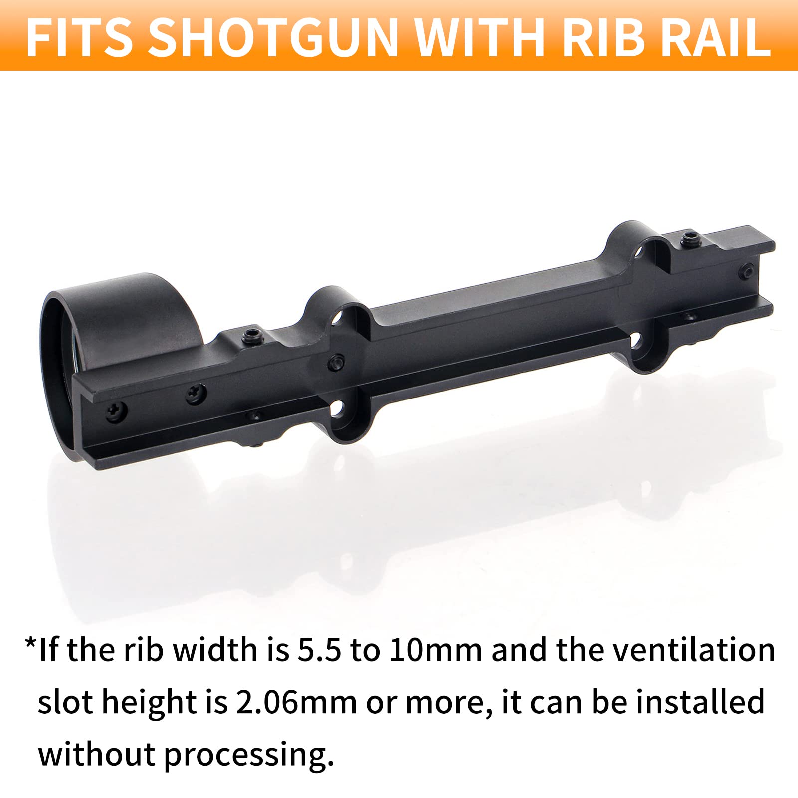 Mirino a punti rossi o verdi 3 MOA Circle Dot Sight fibra ottica leggero 10mm Rib Rail slide