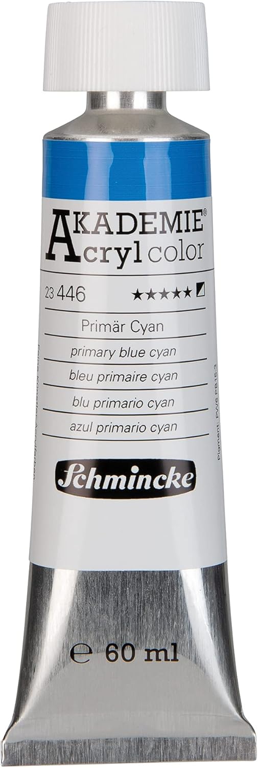 Schmincke Akademie Acrylfarbe Titanweiß 120ml - Künstlerqualität Made In Germany
