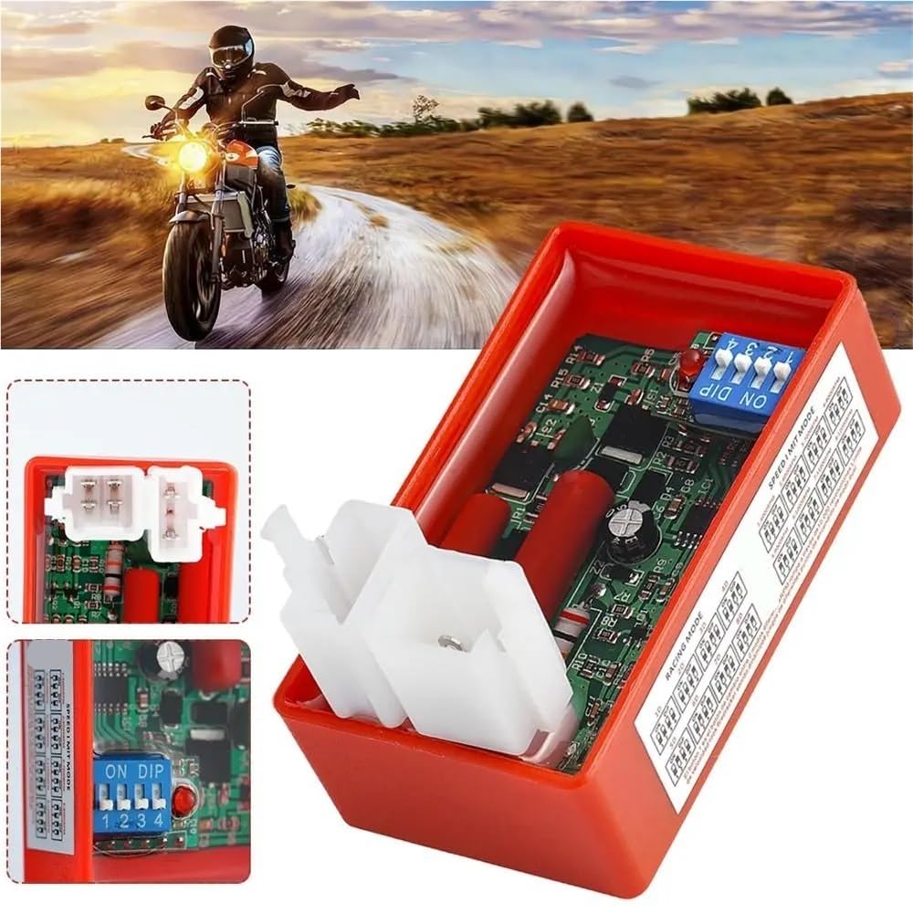 Moduł CDI Akcesoria motocyklowe: Programowalny prostownik zapłonowy CDI Cewka przekaźnika rozrusznika kierunkowskazu