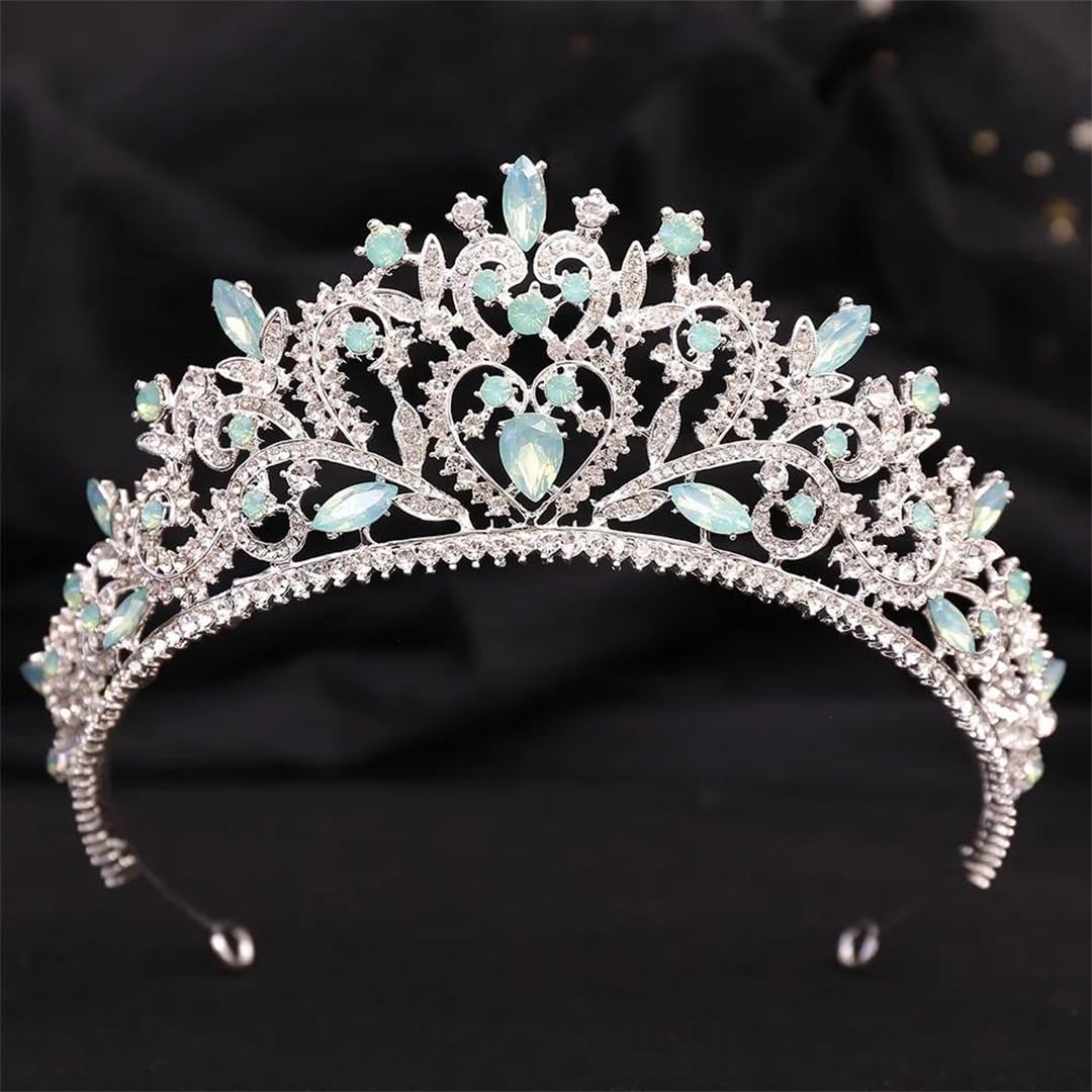 Women's Wedding Crown Headdress Crystal Bridal Tiara Rhinestone Diadem Wedding Hair Jewelry