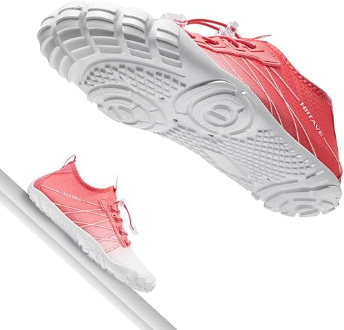 Miniatura 5 de HIITAVE Zapatos de agua antideslizantes, zapatos acuáticos descalzos, de secado rápido, ligeros con playa, río, piscina, para hombres y mujeres
