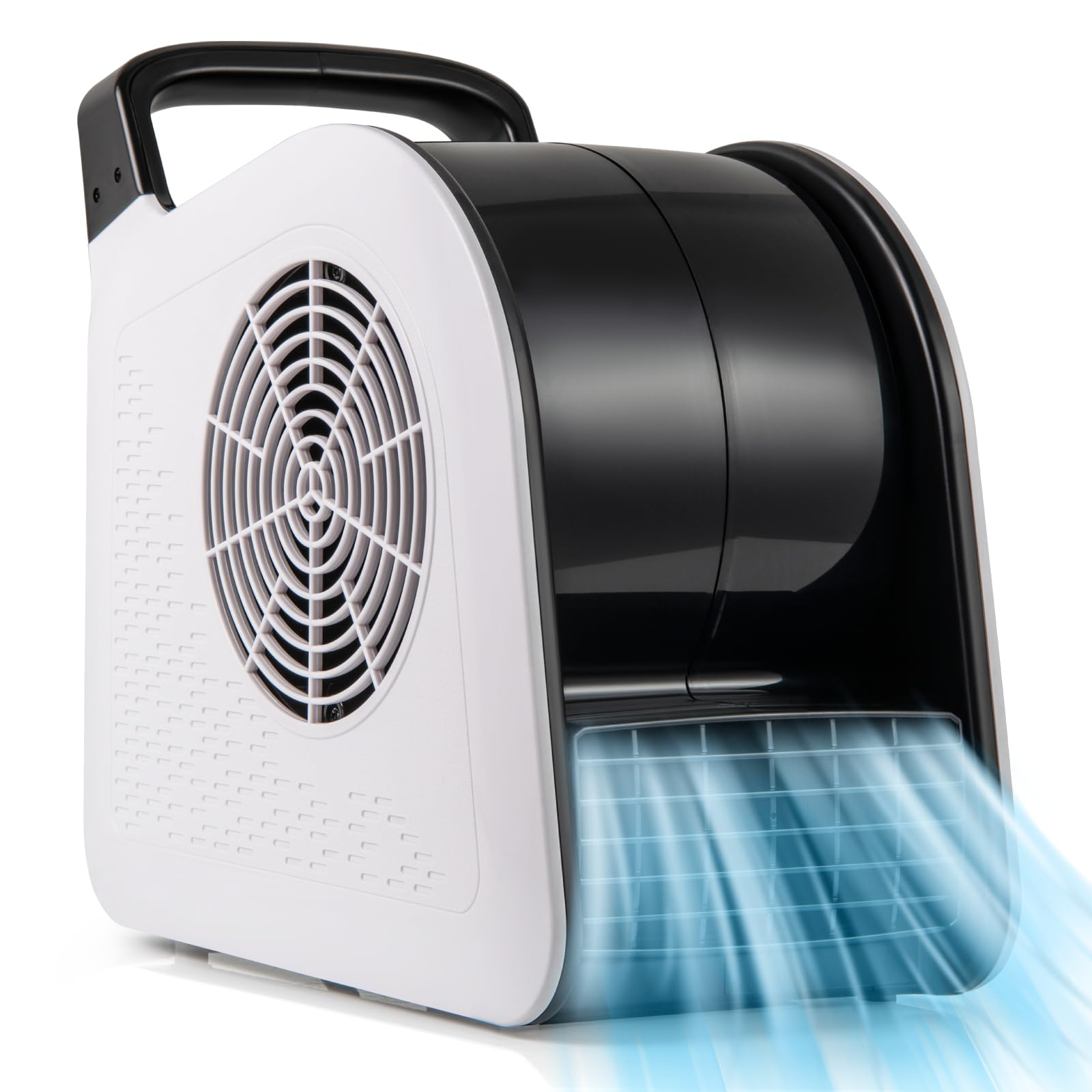 COSTWAY Bodengebläse 130W, 3 Geschwindigkeiten & 185° schwenkbarem Kopf, Blasmaschine zum Trocknen und Ventilieren, Standventilator für Zuhause & Gewerbe