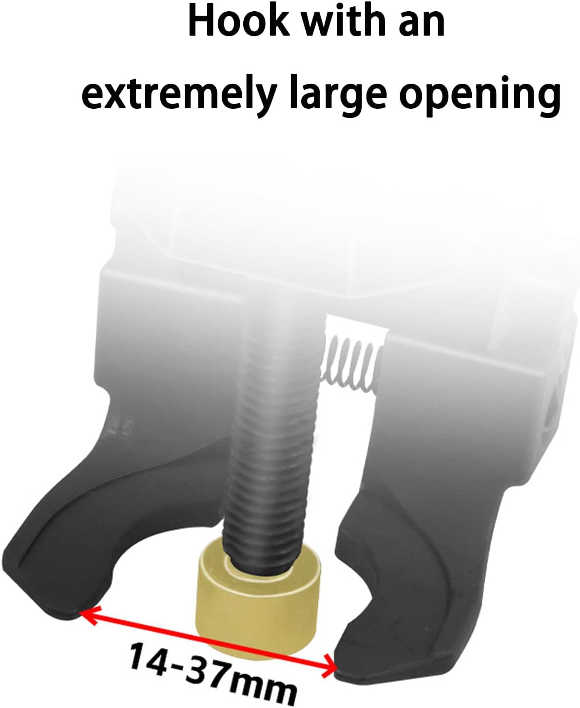 Wiper Arm Puller Tool Featuring Large 14-37mm Hook Opening Windshield Wiper Arm Removal Tool Extractor
