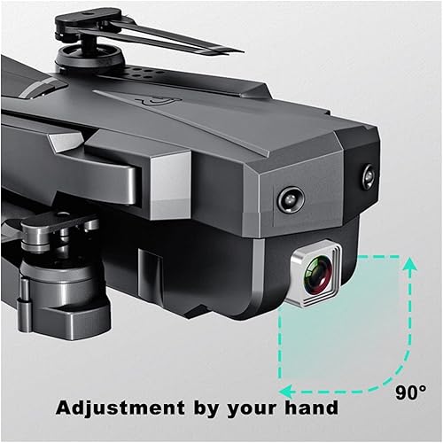 Miniatura 3 de Dron Drone con 4K WiFi FPV HD Dual Quadcopter Cámara Flujo Óptico Rc Gesto Control Remoto Mini Drones Juguetes Una Tecla DespegaAterrizaje (Color