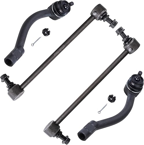 Detroit Axle - Barras estabilizadoras delanteras Barras de acoplamiento para Hyundai Elantra Coupe Veloster Kia Soul EV, 2 Enlaces de barra