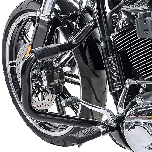 Defensa Mustache II Compatible para Harley Softail Low Rider 18-20 Negro