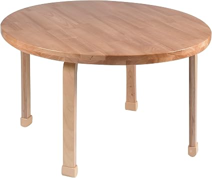 Childrens Factory Baseline 36 Inch Round Table, Ages 6-12 Toddler Furniture for Playroom, Homeschool, Daycare, Classroom