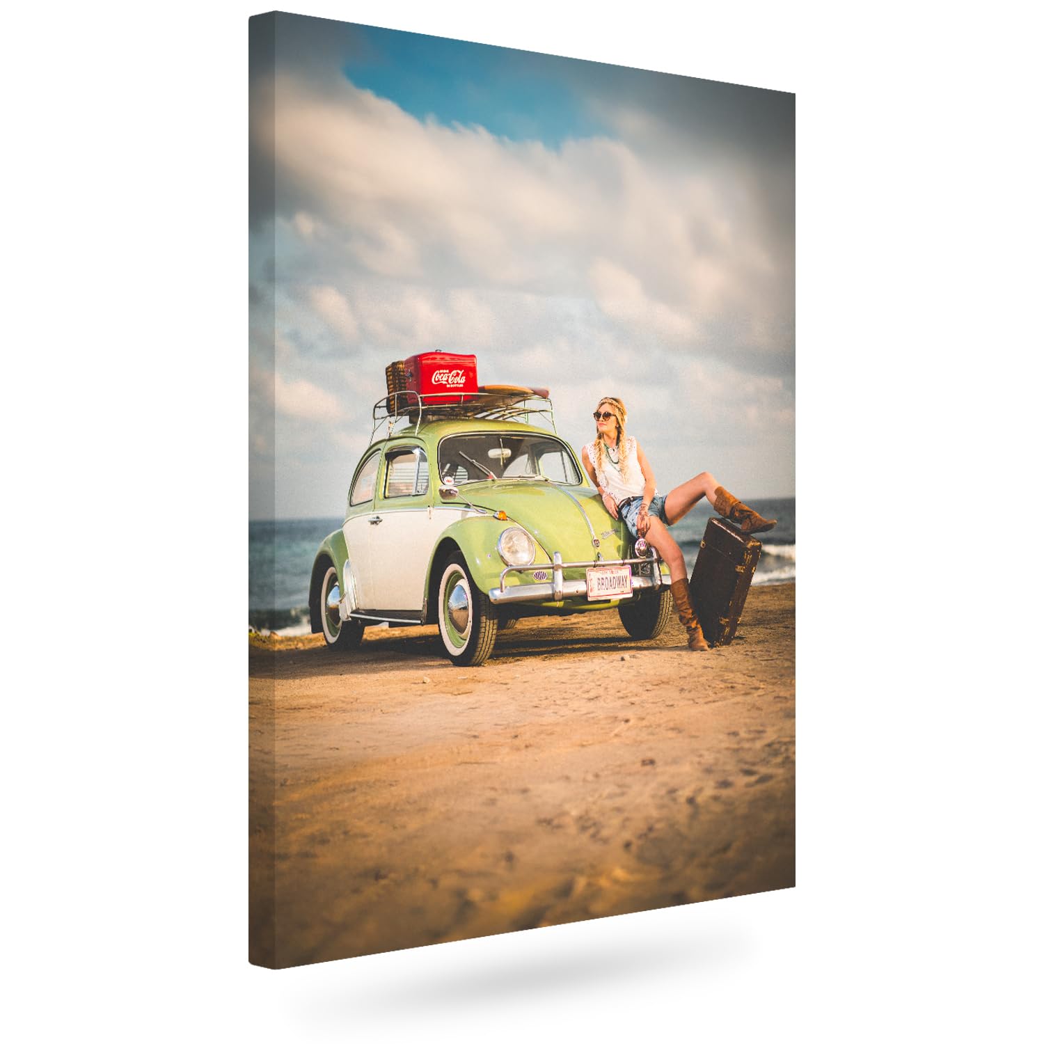 Lienzo personalizado con foto – (Formato: 30x40 / Vertical) - Cuadro mural único para tus recuerdos más especiales decoración foto en lienzo resistente y duradero para cualquier