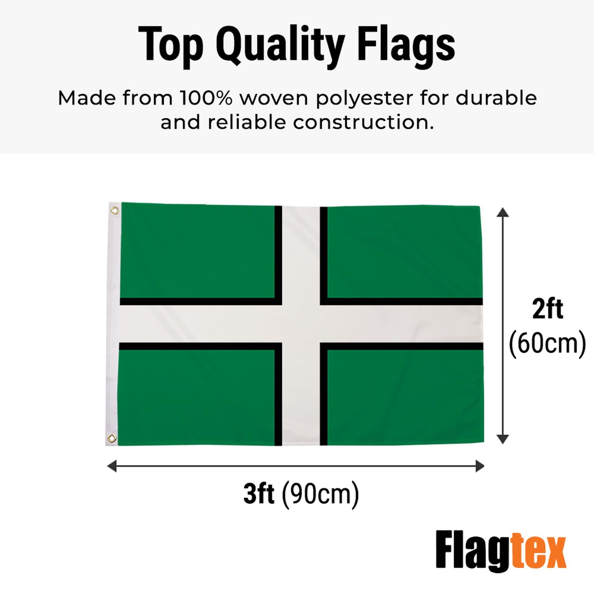 Devon Small Flag 3ft x 2ft (90cm x 60cm) — view 3