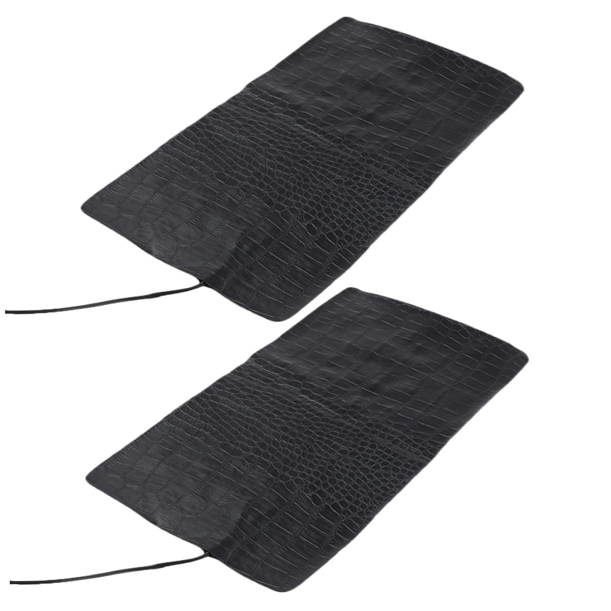 Kisangel 2pcs USB Powered Pet Heating Pad Hermit Crab Heater Heat Mat 3 Mode Adjustable Temperature Heated Cushion for Cats Dogs Reptiles for Home Office