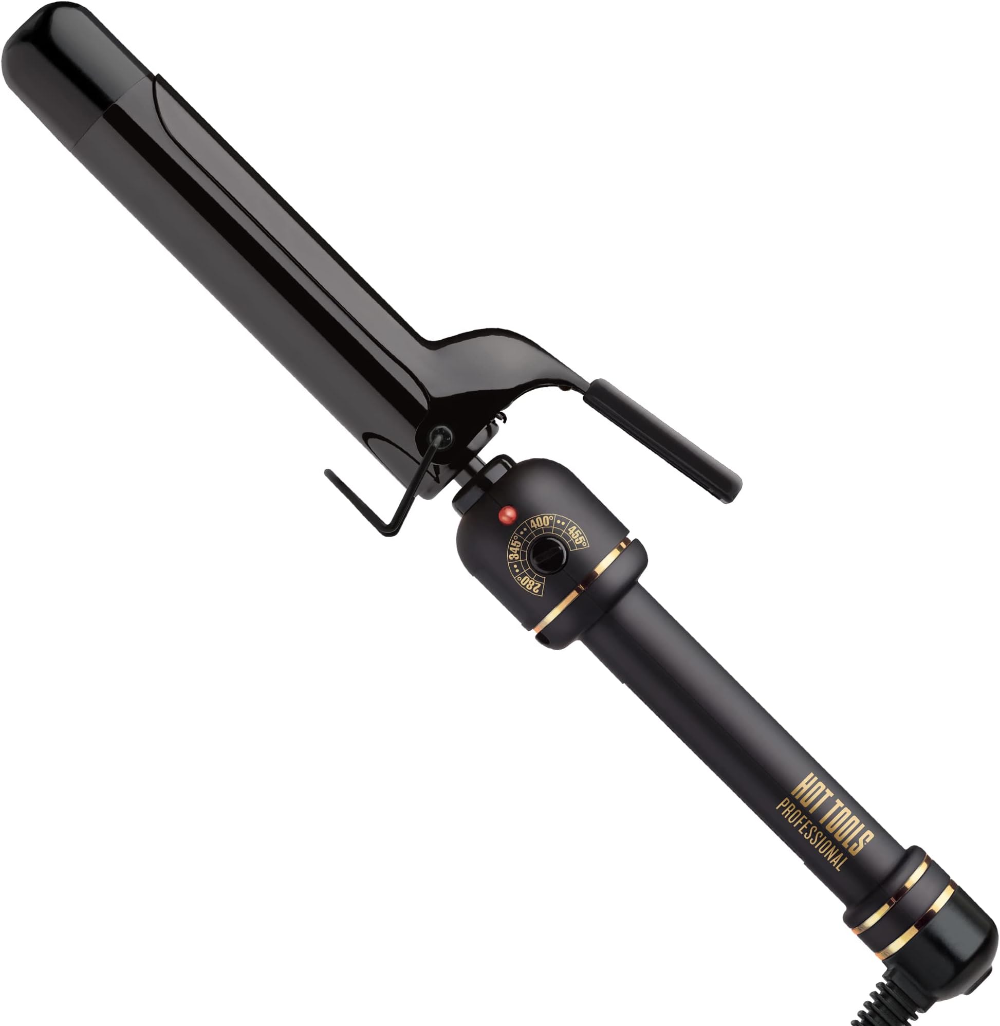 HOT TOOLS Pro Artist Black Gold Curling Iron, 1-1/4 inch