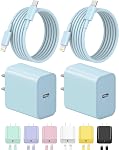 iPhone Charger Fast Charging【Apple MFi Certified】 2 Pack USB C Charger Block with 6FT USB C to Lightning Cables Compatible with iPhone 14/13/12/11 Pro Max/Xs Max/XR/AirPods Pro