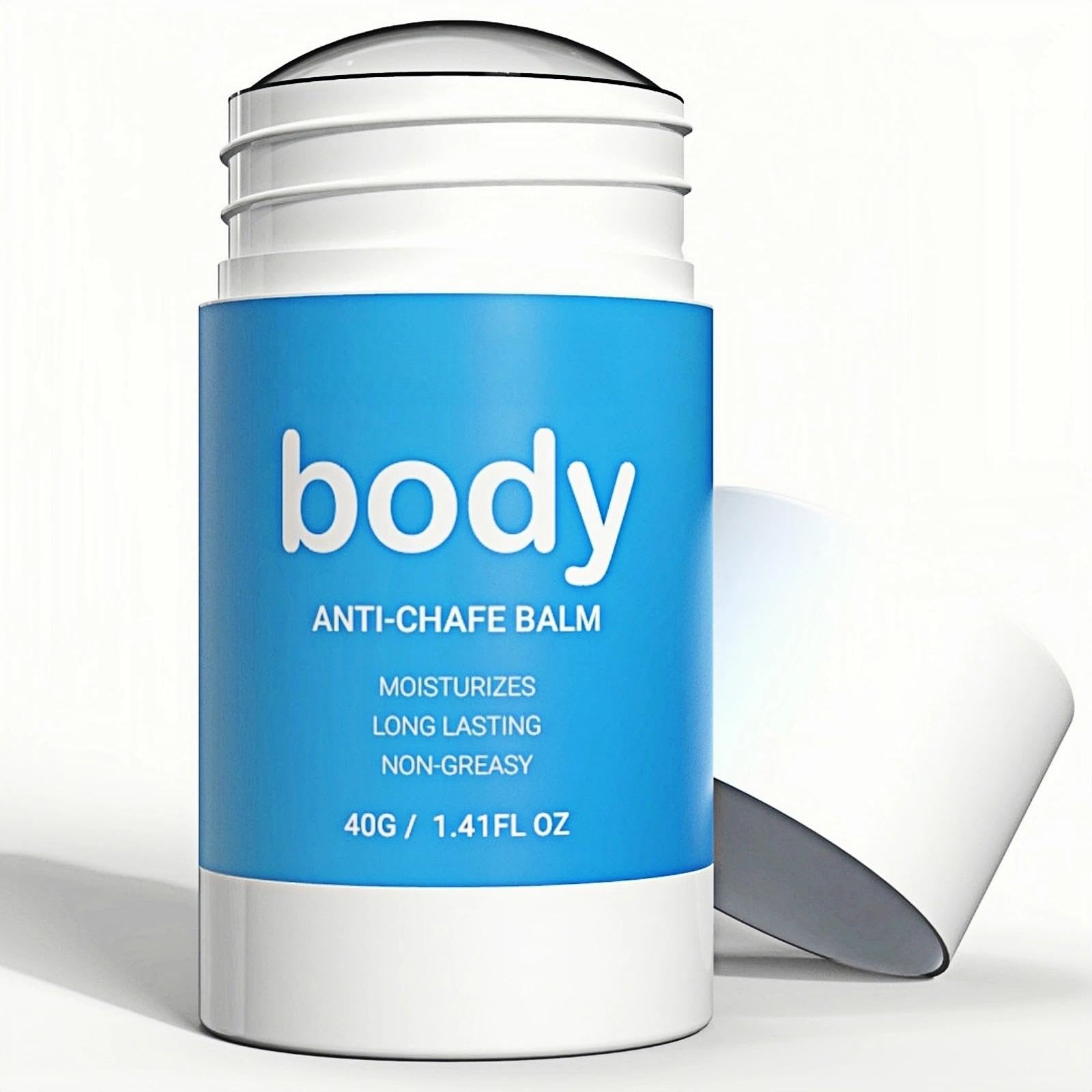 Anti Chafing Stick, Body & Leg Anti-Chafe Balm, Water & Sweat Proof Balm for Friction, Prevent Thigh Rashes & Sports Chafing with Long-Lasting Protection, Anti-Chafing Stick for Active Lifestyles