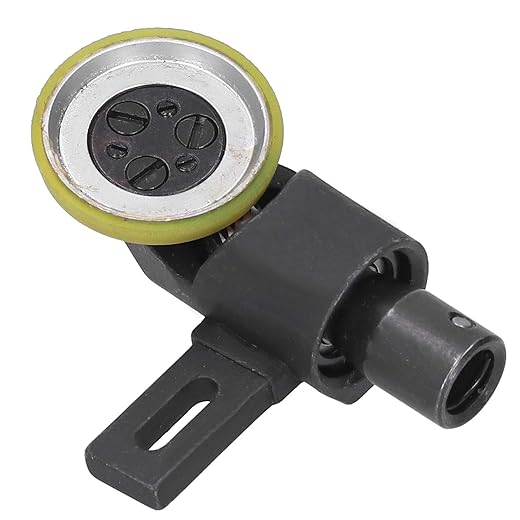 Leather Presser Foot Sewing Machine Roller Roller Presser Leather Rolling Foot Presser Foot Plastic Caster Roller for Industrial Leather Sewing Machine Parts(28MM)