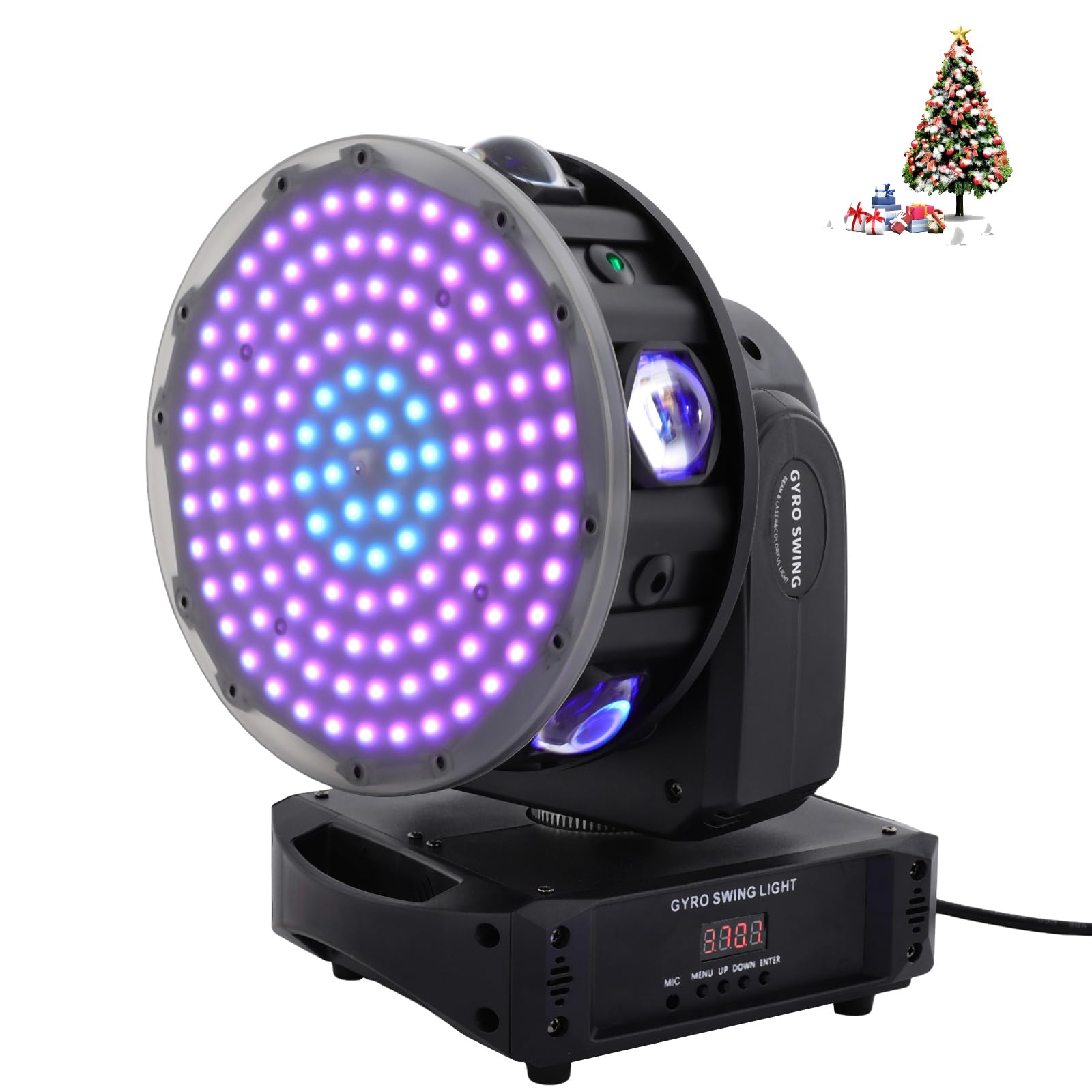 Moving Head Led, 150W Bühnenlicht mit 6 * 15W LED Beads und Mehrere Steuermodi, Einstellbare DJ Licht RGBW für Weihnachten Hochzeit Disco Party Bar Lichteffekte Lichttechnik & Zubehör