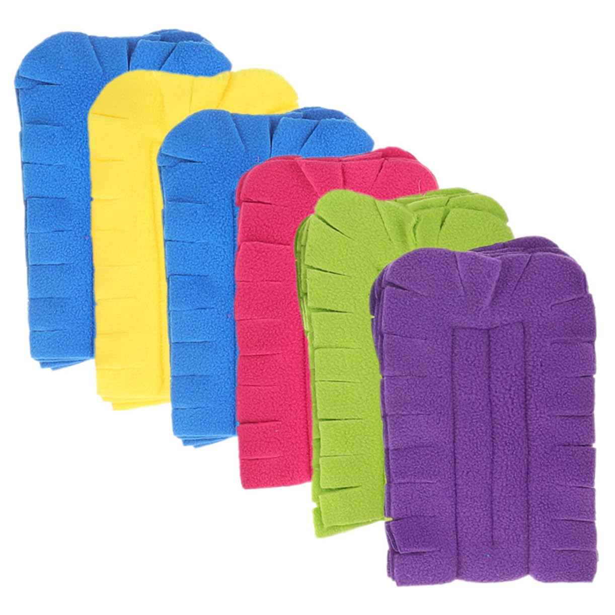 SHERCHPRY 6pcs Duster Refills Heavy Duty Cleaning Pads Reusable Dusting Pads for Desk Furniture Electronics