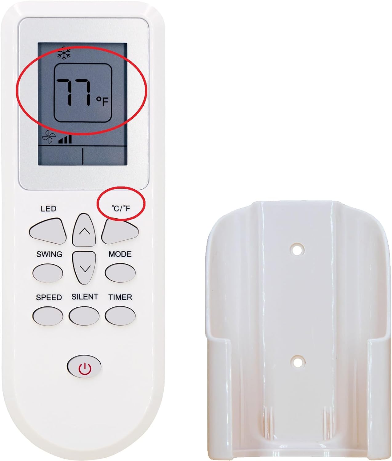 GAIGAICHONG remote control and its wall mounting bracket