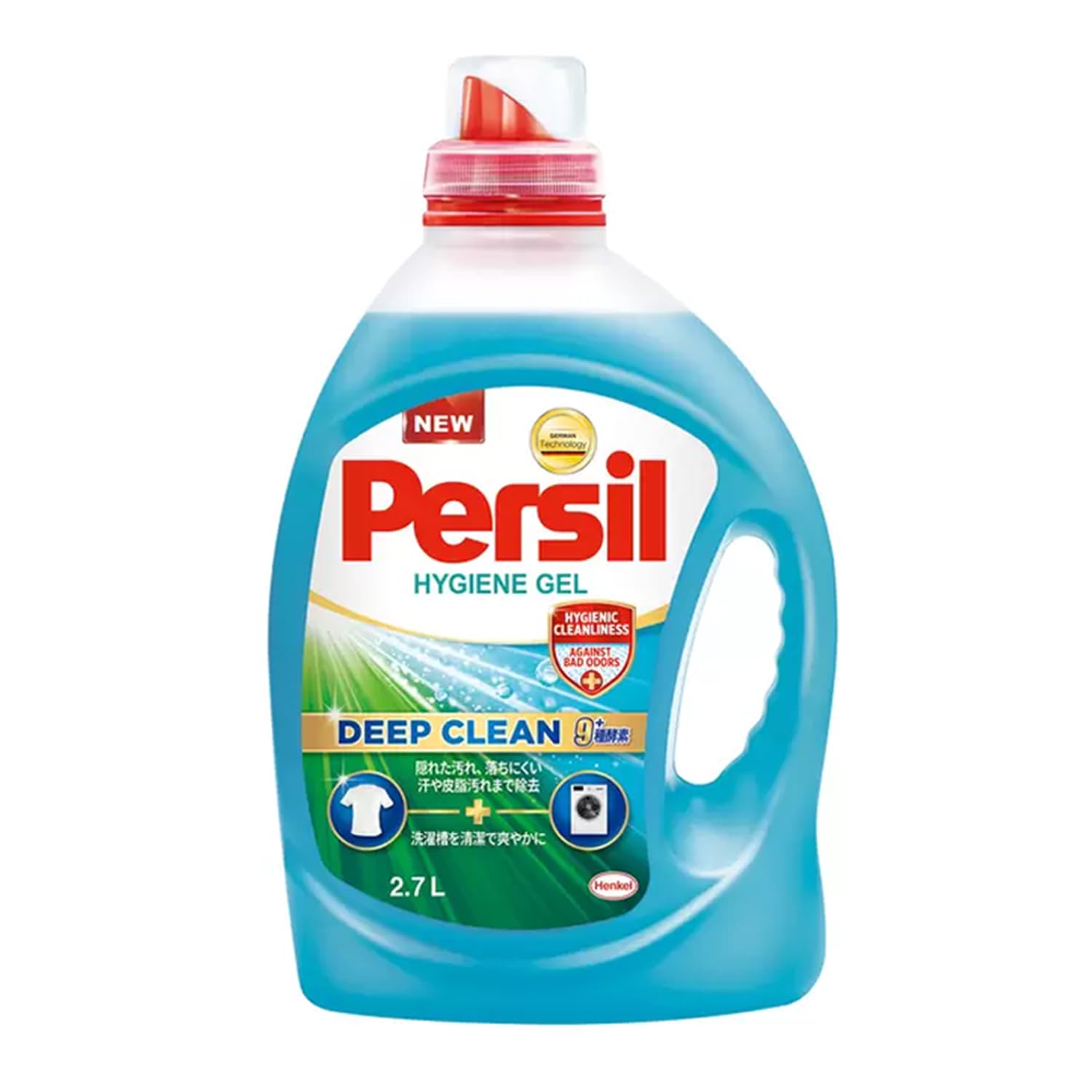 Amazon | パーシル ハイジーンジェル 衣料用洗剤 2.7L 1本 大容量 | こ