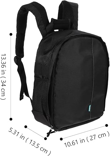 Miniatura 2 de Bolsa de cámara Mochilas impermeables para cámara réflex digital SLR estuche de cámara de viaje Mochila de fotografía de gran capacidad verde para