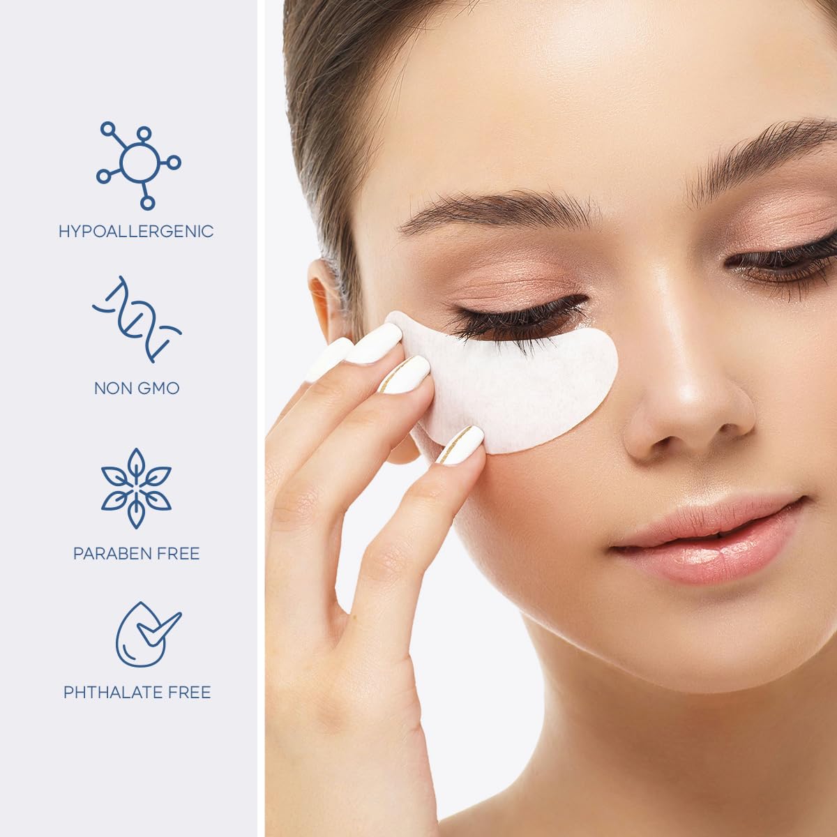 Parches de ácido hialurónico y colágeno para debajo de los ojos, antienvejecimiento, reduce las bolsas y arrugas, almohadillas reafirmantes e hidratantes, cuidado de la piel coreano sin 7