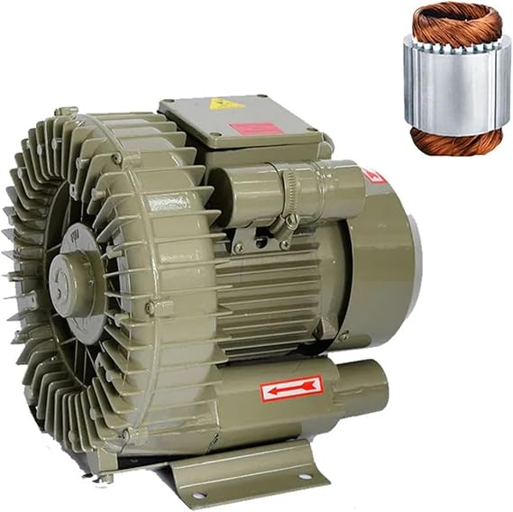Powerful Vortex Gas Pump - 1500W High Pressure Blower for Fish Pond Aeration and Industrial Use(1500W 220v)