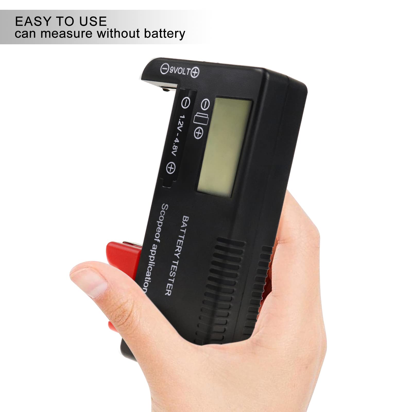 Digitale Batteria Tester Universale per AA/AAA/C/D/9V/1.5V Batterie a Bottone