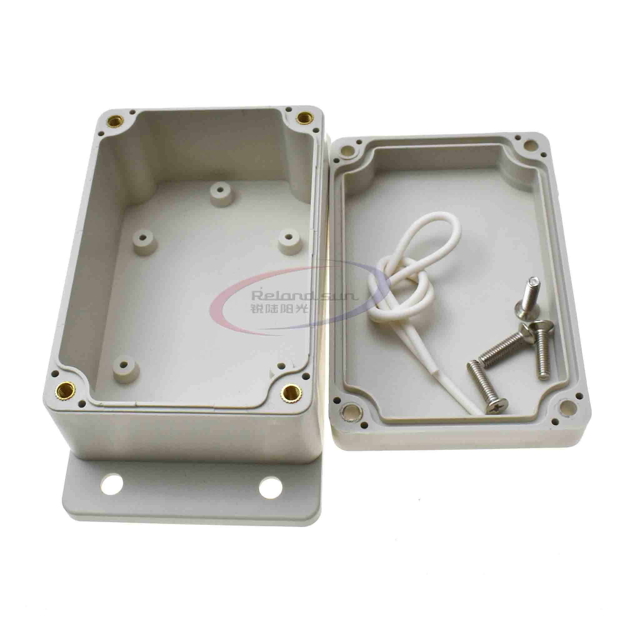 Boîte De Dérivation En ABS Résistant à L'eau Pour Intérieur Et Extérieur 100 X 68 X 50 Mm 158 X 90 X 65 Mm 200 X 120 X 75 Mm 85 X