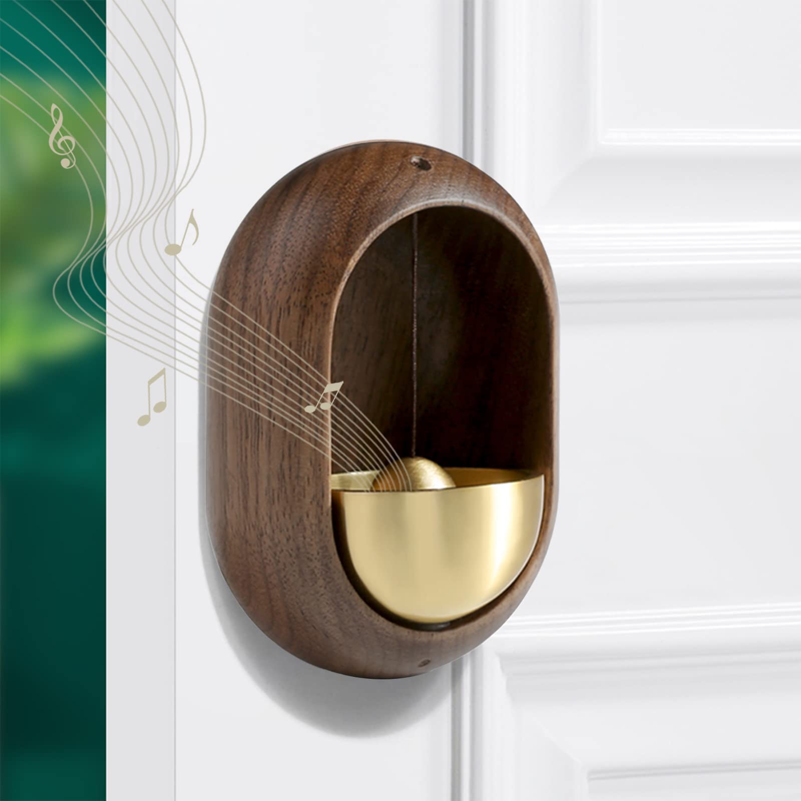 Cloche pour ouverture de porte, carillon de porte pour entreprise lors de l'entrée, cloches suspendues pour la maison, le bureau, le magasin, l'alerte de porte et la décoration, cloches magnétiques