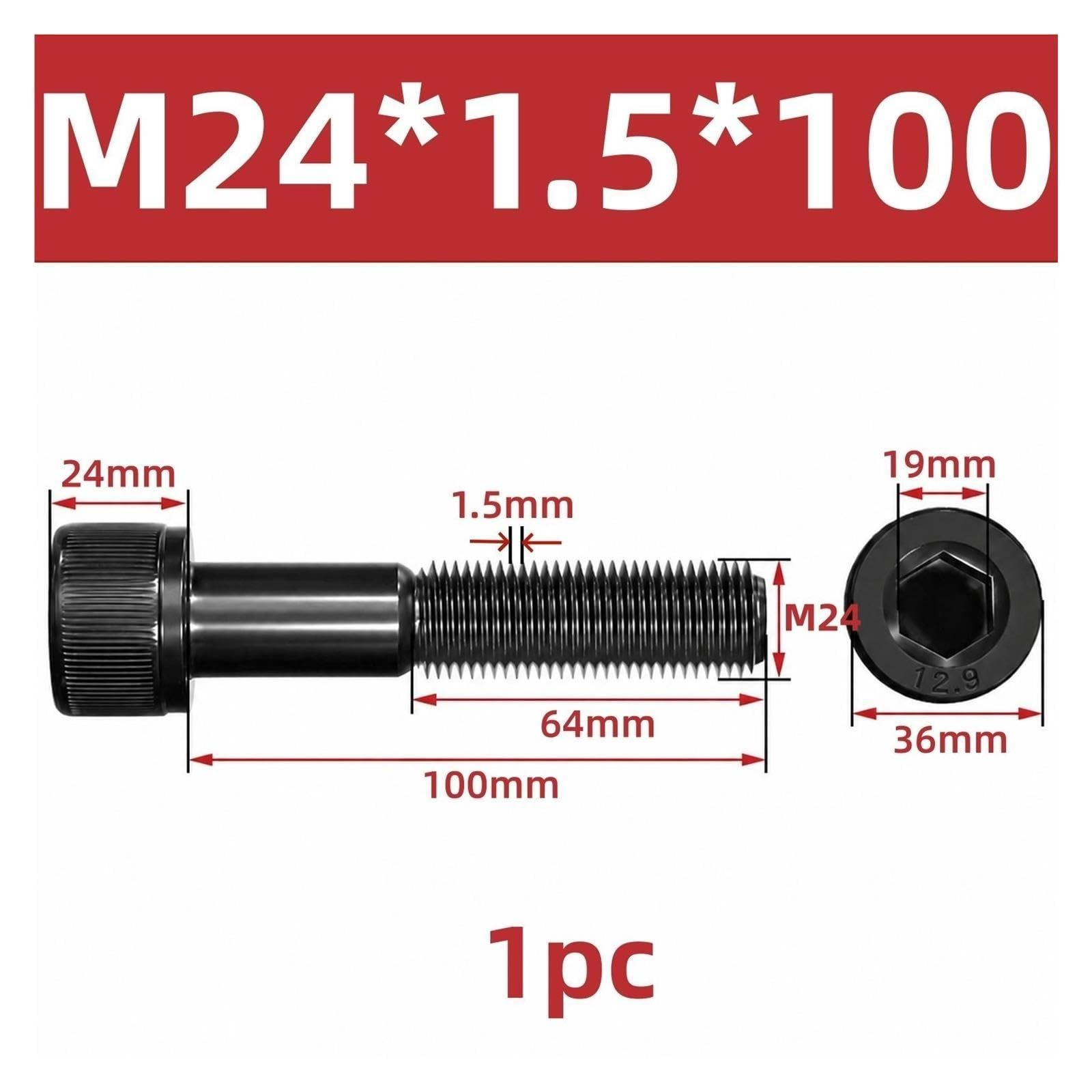 Bulloni A Testa Esagonale Con Filettatura Fine M24x1,5