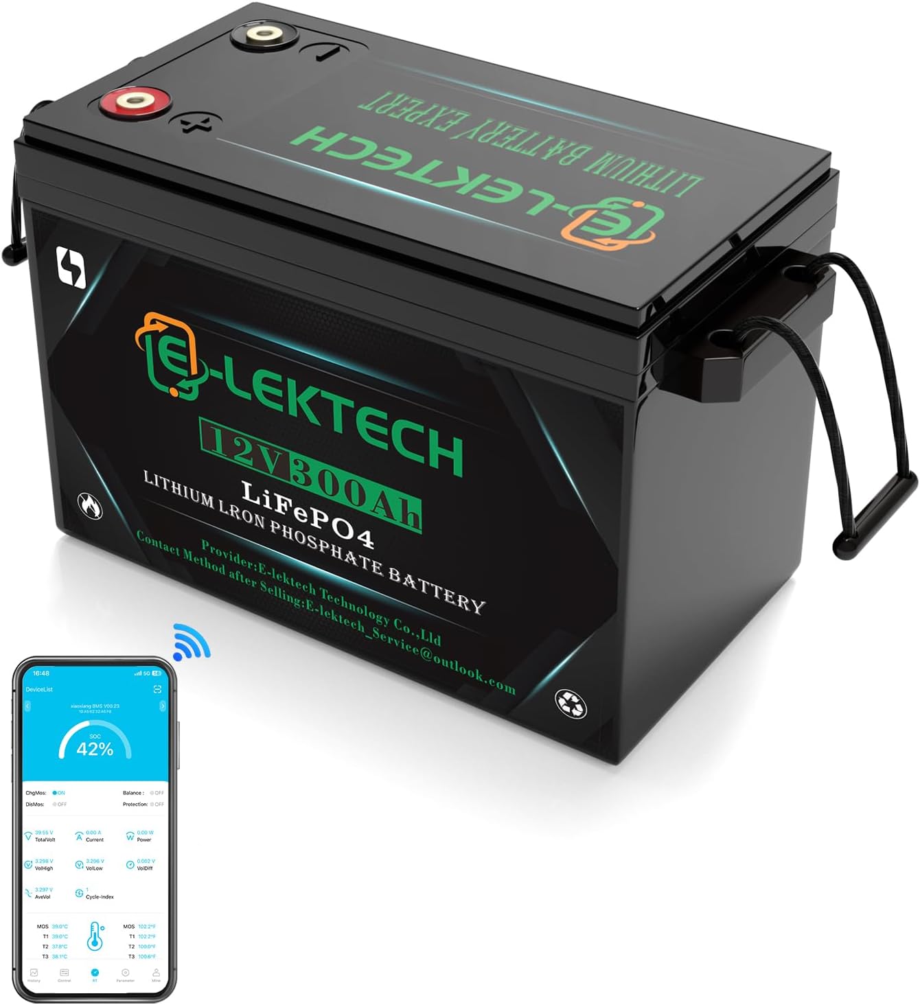 12V 300Ah LiFePO4 Lithium Battery, Constructed-in 200A BMS, 4000-10000 Cycles, Low Temperature Minimize Off Lithium Battery, Good for RV, Photo voltaic, Marine, Tenting, Off-Grid, Trolling motor