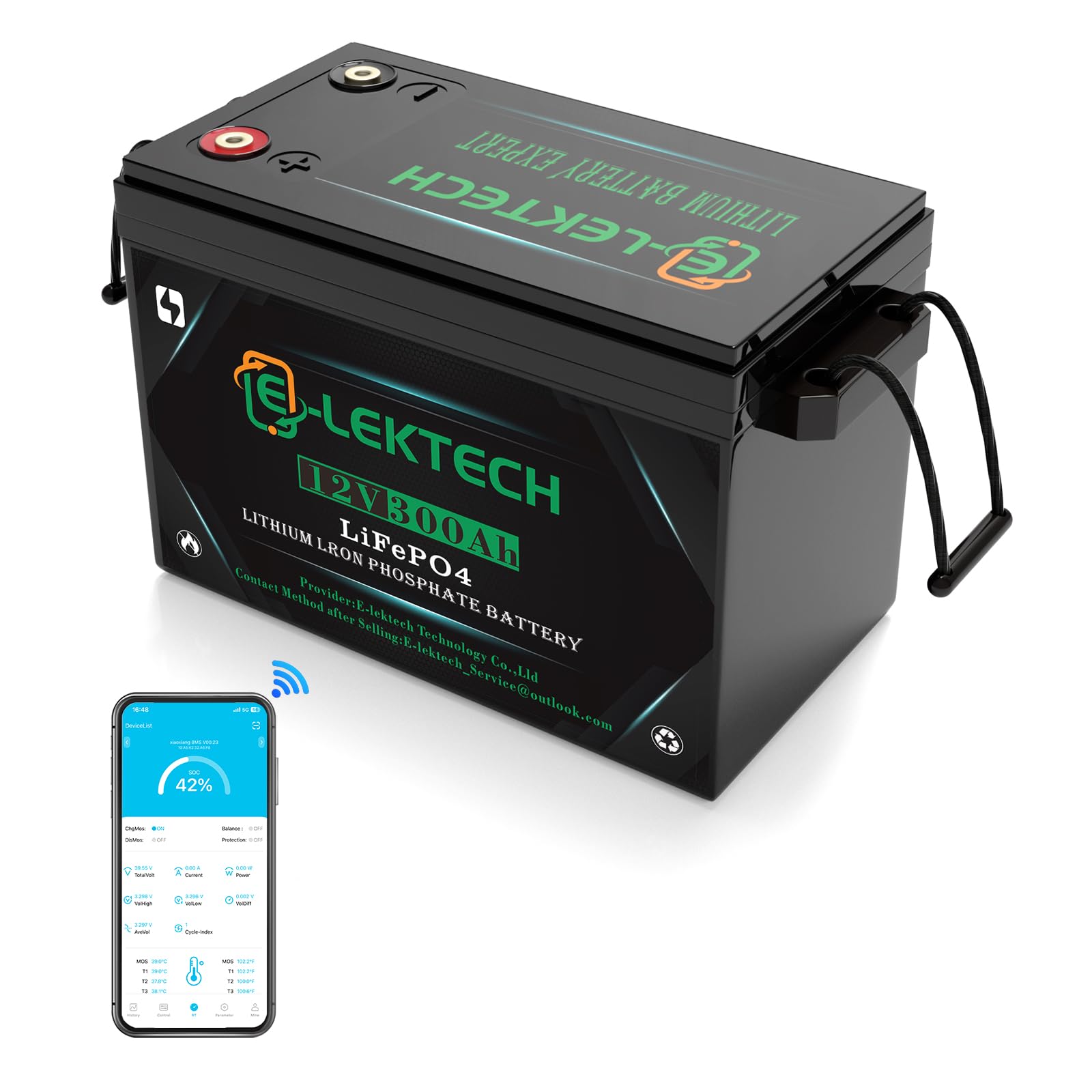 12V 300Ah LiFePO4 Lithium Battery, Built-in 200A BMS, 4000-10000 Cycles, Low Temperature Cut Off Lithium Battery, Perfect for RV, Solar, Marine, Camping, Off-Grid, Trolling motor